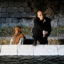 Quijote: Peppe Servillo e Lucio Dalla in una scena tratta dal film