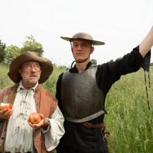 Quijote: Peppe Servillo insieme a Lucio Dalla in una scena del film