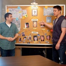 Channing Tatum e Jonah Hill in una scena del film 21 Jump Street