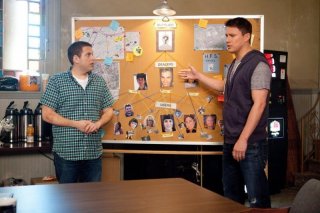 Channing Tatum e Jonah Hill in una scena del film 21 Jump Street