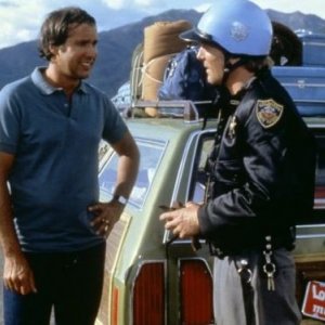 Chevy Chase in National Lampoon's Vacation con James Keach