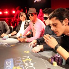 Poker Generation: Andrea Montovoli in una scena del film al tavolo da poker