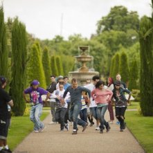 StreetDance 2: Falk Hentschel prova un ballo di gruppo sul set del film