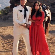 Will Ferrell con Genesis Rodriguez in Casa de mi padre