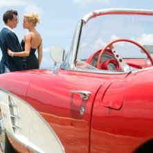 Johnny Depp in una romantica scena di Diario del desiderio insieme alla bellissima Amber Heard