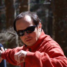 Sàmara: il regista Massimo D'orzi sul set del film