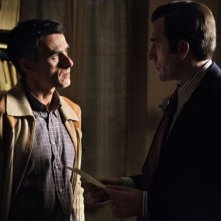 Valerio Mastandrea e Thomas Trabacchi in un'immagine di Romanzo di una strage