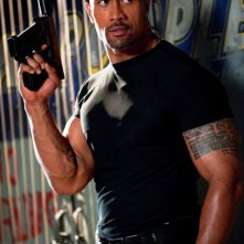 Un'immagine ravvicinata di Dwayne Johnson in G.I. Joe: La vendetta