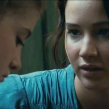 Hunger Games: Jennifer Lawrence con Willow Shields