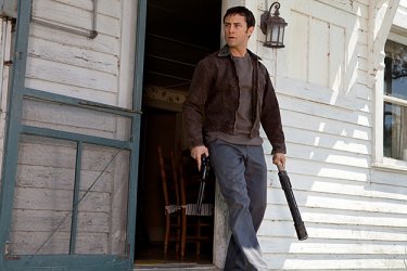 Joseph Gordon-Levitt in una scena di Looper