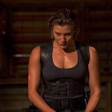 L'atletica Katee Sackhoff in un'immagine di Riddick