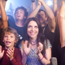 I più grandi di tutti: Claudia Potenza e il piccolo Niccolò Belloni applaudono le gesta dei mitici Pluto