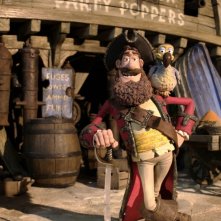 Pirati! Briganti da strapazzo: il Capitano dei Pirati in una scena del film