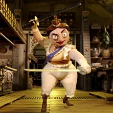 Pirati! Briganti da strapazzo: la Sovrana Piantagrana in una divertente scena del film