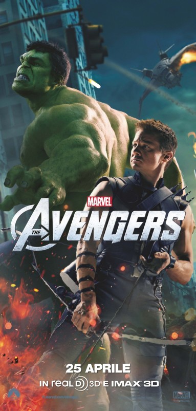 The Avengers Jeremy Renner Nei Panni Di Occhio Di Falco In Uno Dei Character Poster Italiani Del Fil 235053