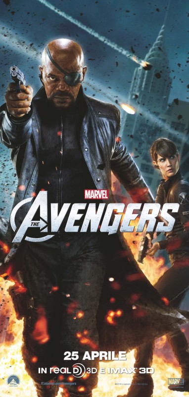 The Avengers Samuel L Jackson E Cobie Smulders Sono Nick Fury E Maria Hill In Coppia Su Uno Dei Char 235055