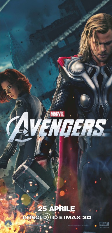 The Avengers Scarlett Johansson E Chris Hemsworth Sono La Vedova Nera E Thor Su Uno Dei Character Po 235051