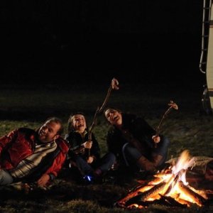 Cédric Constantin, François Damiens e Audrey Dana in una scena di Torpedo