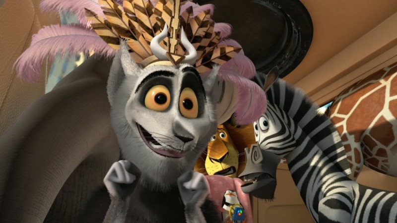 Madagascar 3 Ricercati In Europa King Julien In Una Scena Del Film 235307