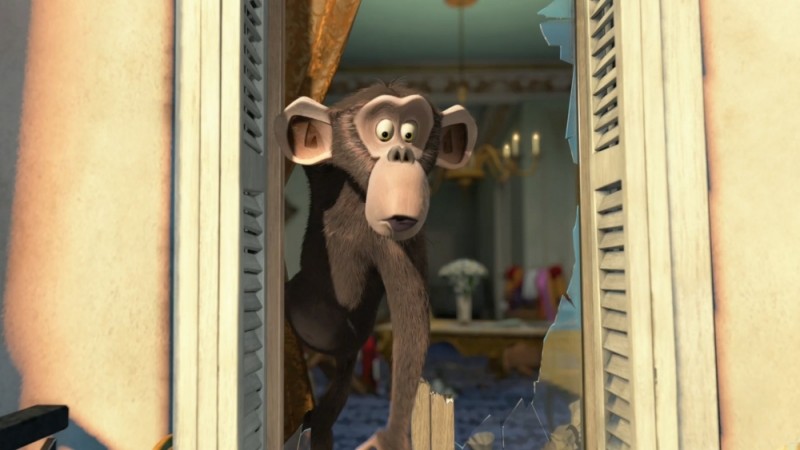 Madagascar 3 Ricercati In Europa L Amica Scimmietta In Una Scena Del Film 235316