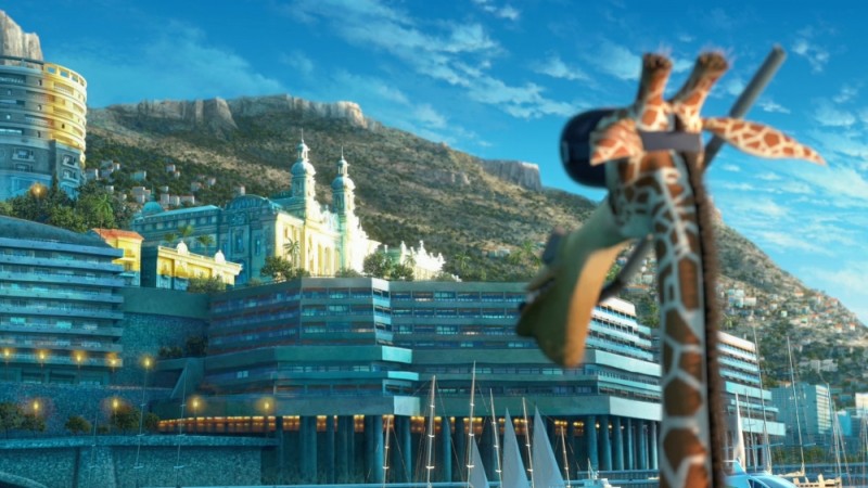 Madagascar 3 Ricercati In Europa Melman Riemerge A Monte Carlo In Una Scena Del Film 235327