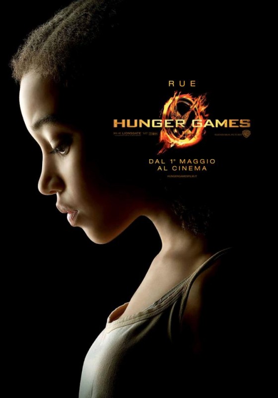 The Hunger Games Character Poster Italiano Per Rue Amandla Stenberg 235288