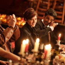 Ciliegine: Laura Morante e Pascal Elbé a tavola in una scena tratta dal film