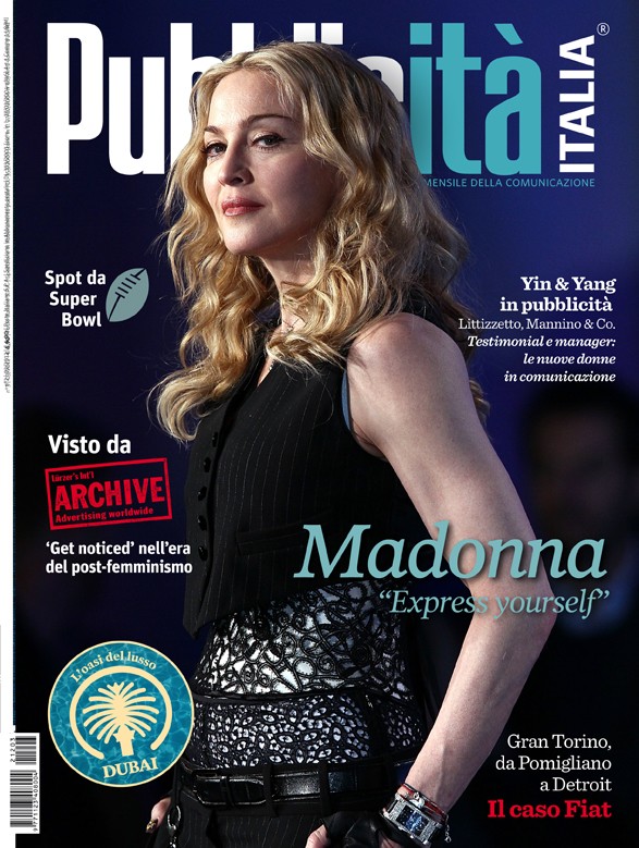 Madonna Sulla Cover Del Magazine Pubblicita Italia 235565