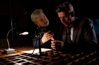Jacques Gamblin sul set de Il primo uomo insieme al regista Gianni Amelio