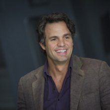 Mark Ruffalo è Bruce Banner (e a volte The Hulk) in una scena di The Avengers
