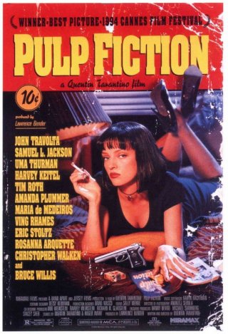 Pulp Fiction: poster originale USA