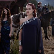 Alice Bellagamba, Paz Vega, Antonia Liskova in una scena del film in Maria di Nazareth