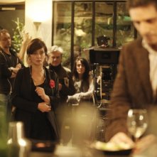 Ciliegine: Laura Morante sul set del film guarda da lontano Pascal Elbé