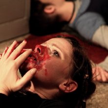 Diaz: Jennifer Ulrich in un'impressionante immagine tratta dal film