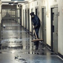 Hunger: uno dei corridoi del carcere immortalati in una scena del film
