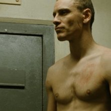 Michael Fassbender protagonista del dramma carcerario Hunger in una scena del film