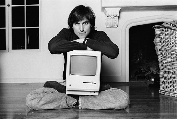Un giovane Steve Jobs