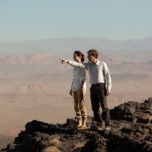 Ewan McGregor ed Emily Blunt si godono le bellezze dello Yemen in una scena de Il pescatore di sogni