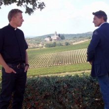 Le tre rose di Eva: Kaspar Capparoni e Roberto Farnesi in una scena della fiction