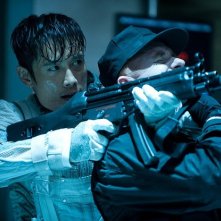 Lee Byung-hun nei panni di Storm Shadow in azione in G.I. Joe: La vendetta