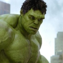 L'incredibile Hulk, alias Mark Ruffalo, in un'immagine di the Avengers