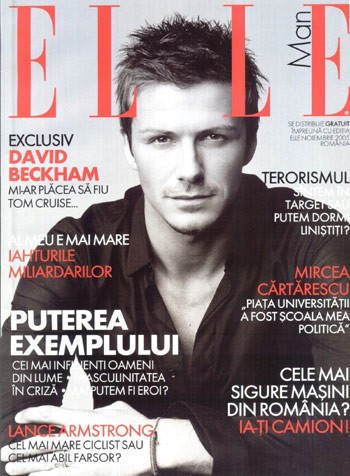 David Beckham Sulla Cover Di Elle 237112
