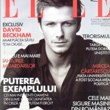 David Beckham sulla cover di Elle nel 2012