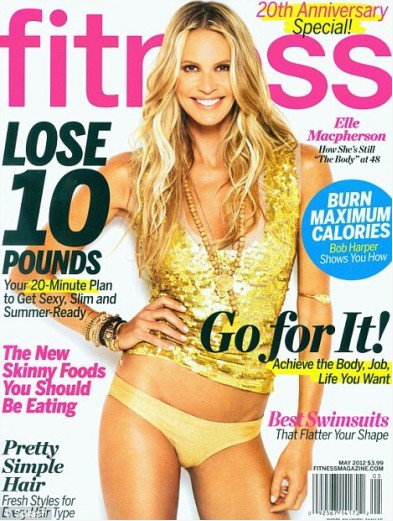 Elle The Body Macpherson In Cover Sul Magazine Fitness A 48 Anni 237009