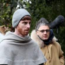 Sul set di Duns Scoto: il protagonista ADRIANO BRAIDOTTI e il regista FERNANDO MURACA