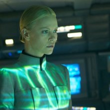 Charlize Theron nei panni di Meredith Vickers in una scena di Prometheus