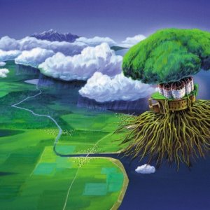 Il castello nel cielo: una bellissima dell'isola fluttuante di Laputa tratta dal film