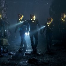 Prometheus: la squadra di avventori fa un giro di ricognizione
