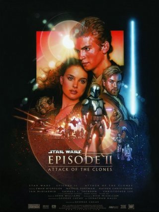 Star Wars ep. II - L'attacco dei cloni: poster USA