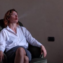 Sandrine nella pioggia: Monica Guerritore in una scena del film